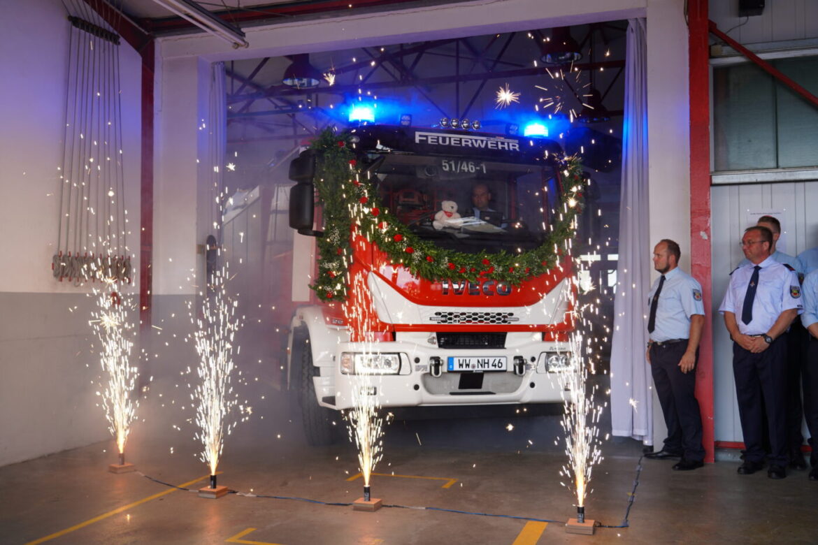 Feuerwehrfahrzeug HLF 20 in Nentershausen bei 56aktuell News