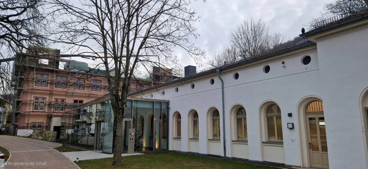 Gebäudeansicht bei 56aktuell, modernes und historisches Design.