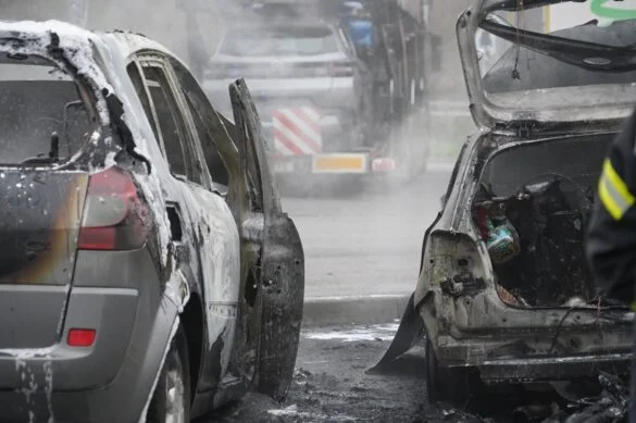 Fahrzeugbrand_doppelt (5)-min Fahrzeugbrand bei 56aktuell, zwei ausgebrannte Autos