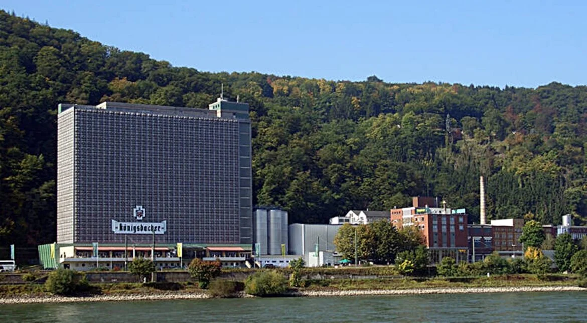 Koenigsbacher Brauerei in Koblenz, umgeben von Natur, 56 aktuell