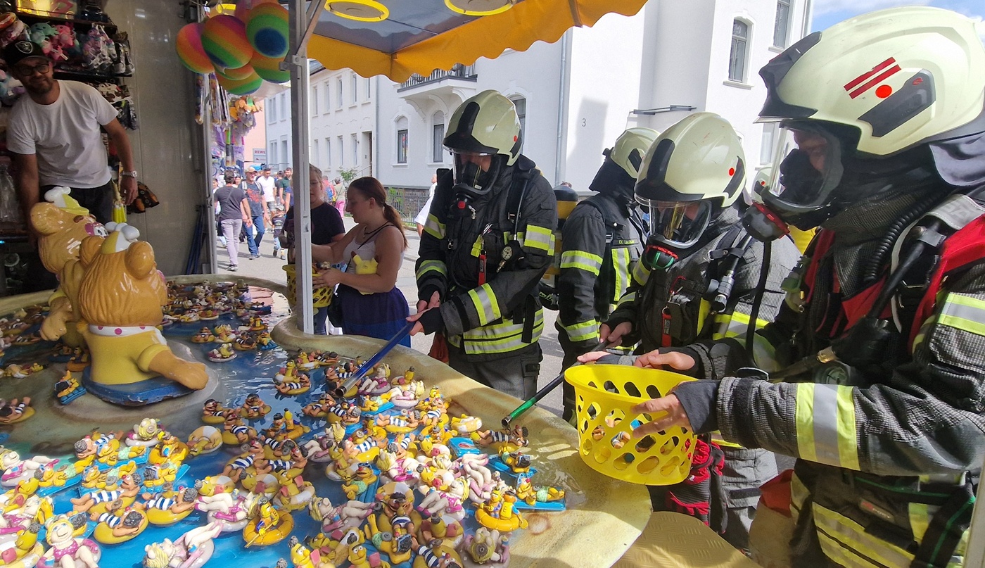 Unter Atemschutz auf dem Bartholomäusmarkt (7)