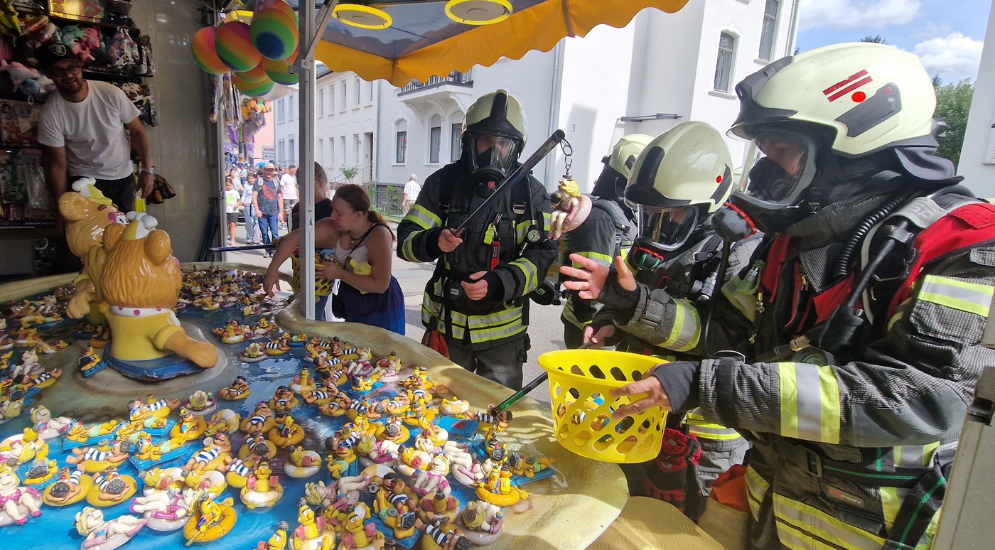 Unter Atemschutz auf dem Bartholomäusmarkt (8)